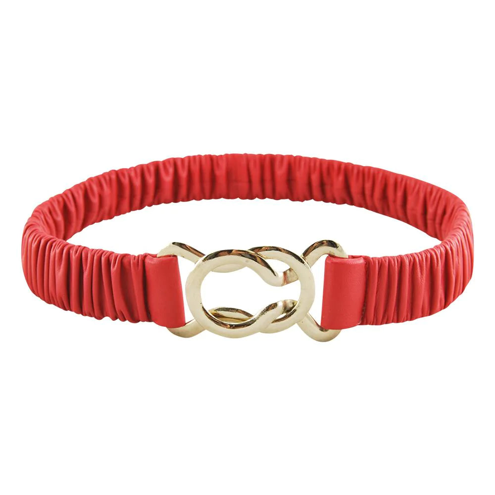 Chloe Stretch Leather Belt