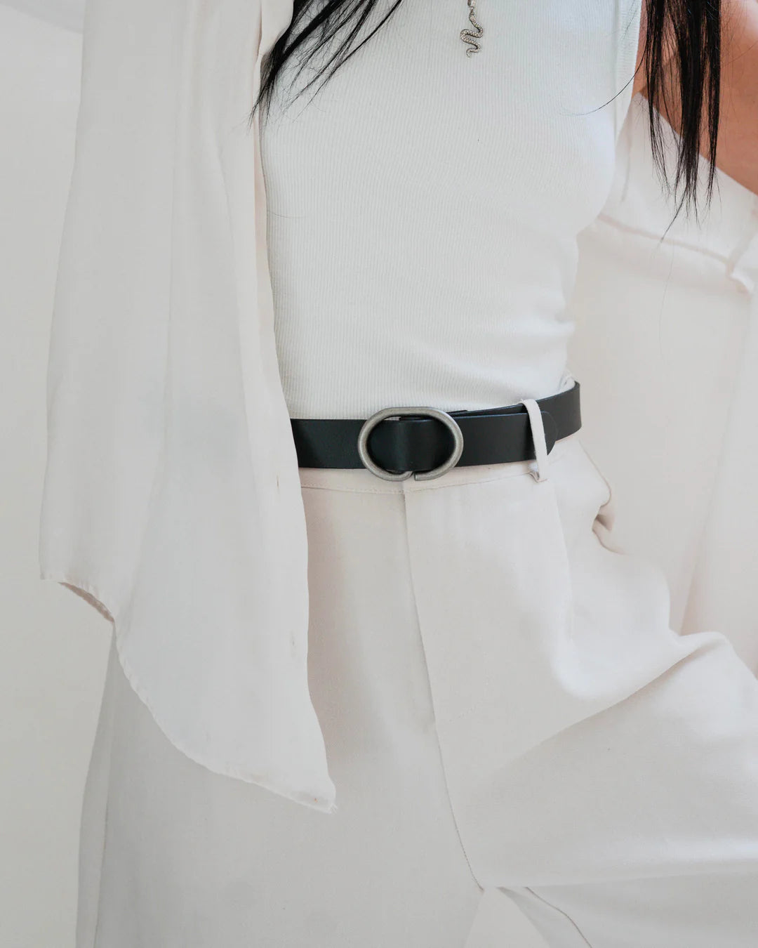 Daisy Leather Belt