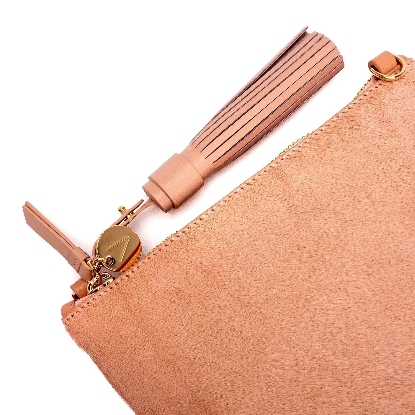 Mickey Pink Hide Clutch