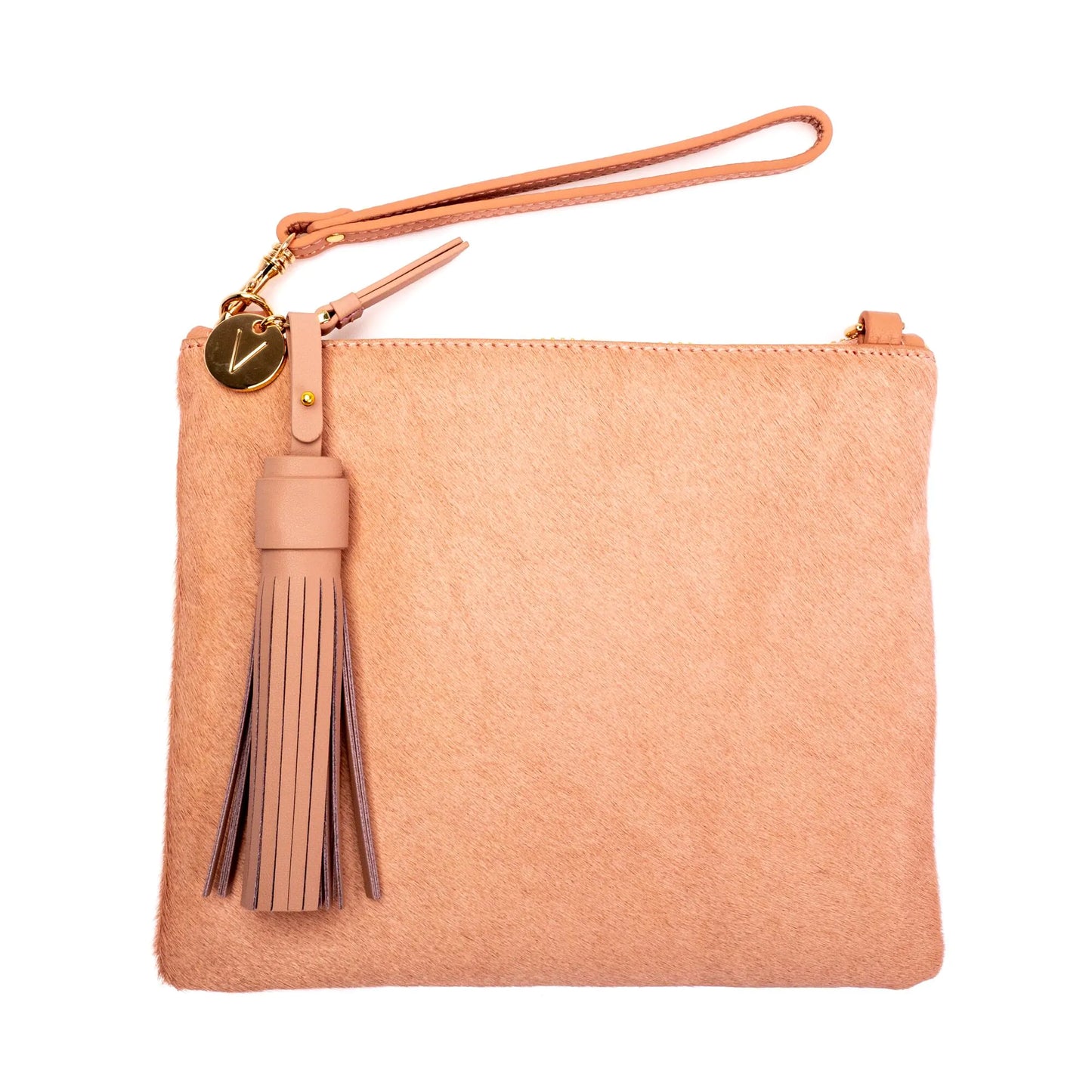 Mickey Pink Hide Clutch