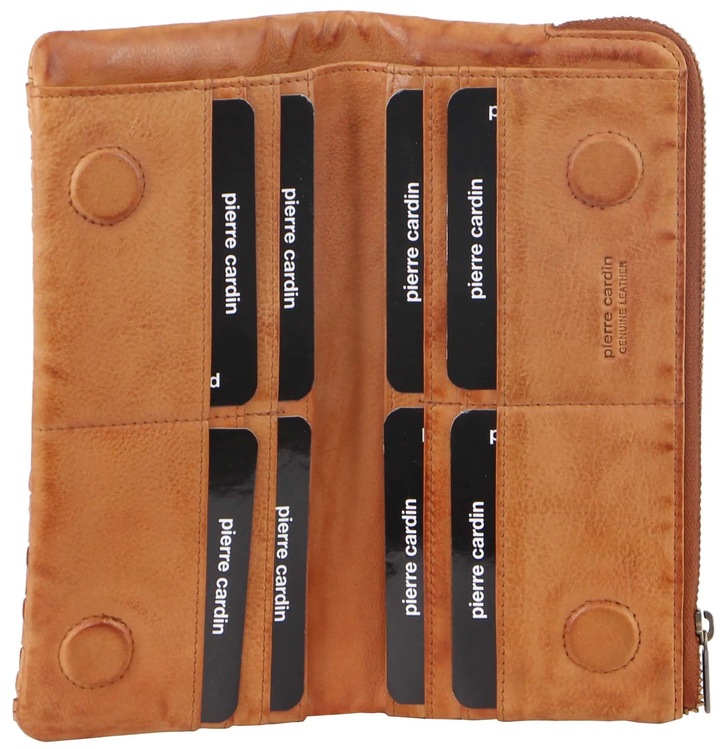 Pierre Cardin Woven Rustic Wallet