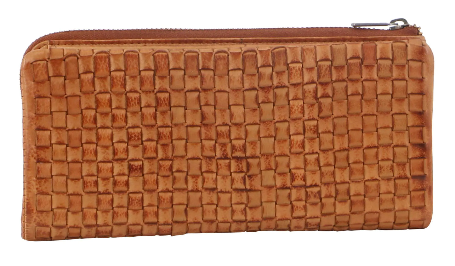 Pierre Cardin Woven Rustic Wallet
