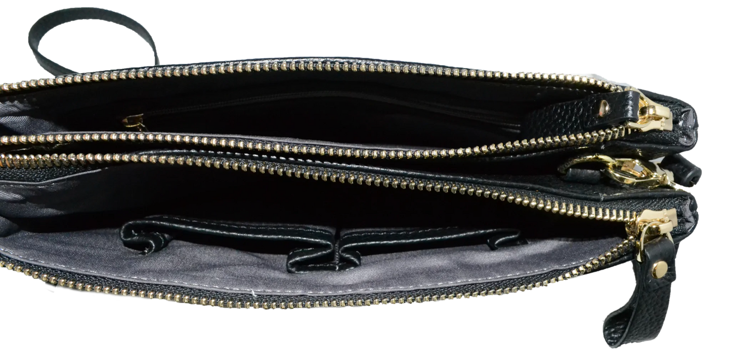 St Kilda Leather Crossbody Calf Hair