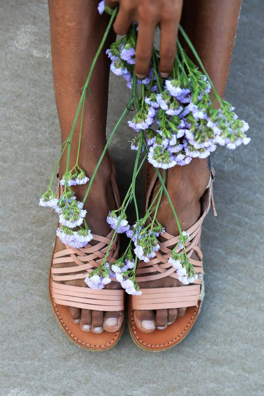 Egipcias Sandals - Natural Leather