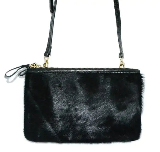 St Kilda Leather Crossbody Calf Hair